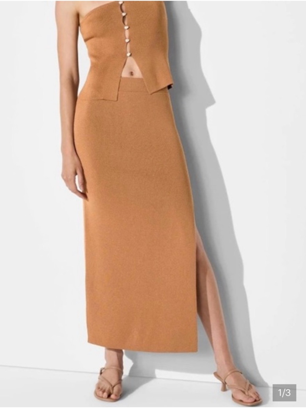 Women’s Pearl Sweater Maxi Skirt - Picture 1 of 3